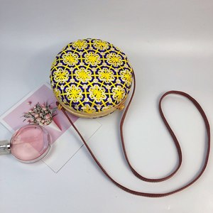 กระเป๋าชายหาดไม้ไผ่เป็นมิตรกับสิ่งแวดล้อมกระเป๋าถือคลัทช์ถักมือสำหรับผู้หญิงสุภาพสตรีสาวๆ - Product Image 4