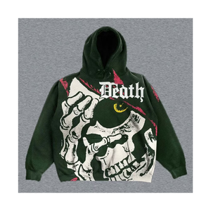 Sweat à capuche en coton unisexe avec sérigraphie pour une utilisation promotionnelle et une marque personnalisée - Product Image 1