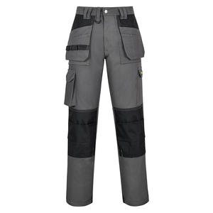 Best Selling <b>Mens</b> Multi Pocket Cargo <b>Work</b> Pants with Kneepad Pockets Mid Waist Flat Front OEM ODM Workwear Manufacturer - Product Image 1