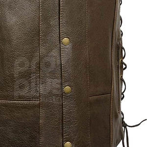 Chaleco de Cuero para Hombre, Estilo Moderno, Transpirable, Ecológico, de Secado Rápido, Servicio OEM, Ropa Exterior Informal Personalizable - Product Image 5