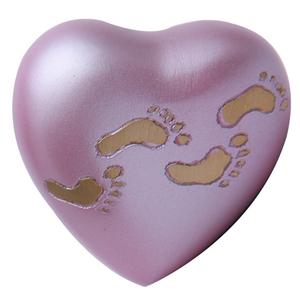 Urne Petit Coeur en Marbre Gris pour Cendres Humaines Urne Souvenir, avec Support Mini Urne Gris en Forme de Coeur - Product Image 4