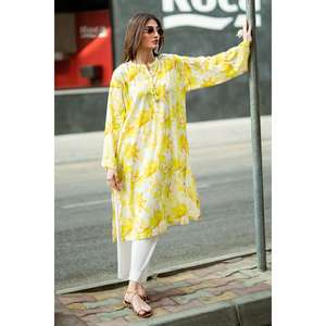 ชุดเซ็ตผ้าชีฟองพิมพ์ลายริ้วหยักสไตล์โบฮีเมียน IUSTTS-831 แบบ 2 ชิ้น กางเกงขาสั้น สำหรับฤดูใบไม้ผลิ/ฤดูร้อน ไซส์ XS และ XXS - Product Image 4