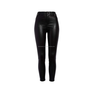 Conjunto de 2 Piezas de Chaqueta Corta y Pantalones Largos de Lino para Mujer, Conjunto a Juego, Sexy, Impermeable, Ecológico, Ropa Casual de Invierno - Product Image 3