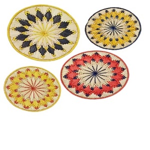 High Quality Eco-Friendly Multicolor Decorative Natural Moonj Grass Wall <b>Baskets</b> Wall Decor - Product Image 5