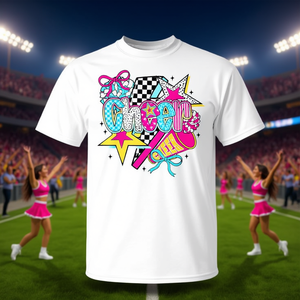 Maglietta Promozionale per Mamma Tifosa del Football - Giornata di Partita, Cheerleading, Stagione di Cheerleading - Product Image 3