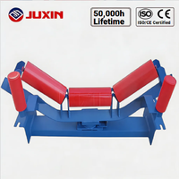 JUXIN Ensemble de rouleaux porte-charge auto-alignants pour convoyeur, Vente directe Fabricant, Pièces d'équipement de manutention