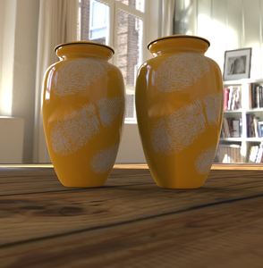 Urna de cremación roja elegante para cenizas, suministros funerarios, MAX B L fabricante indio, urna de cremación de exportación - Product Image 2