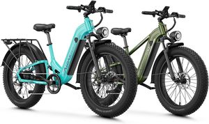 M1 Pro & M2 Pro Electric Bike Combo, 1800W Peak Motor Fat pneumatico E bici per adulti, mountain Bike elettrica da 36mph - Product Image 2