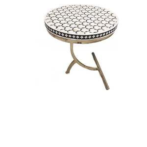 Taburete con Incrustaciones de Hueso de Ángel, Acabado Premium, Superficie Lisa, Diseño Ecológico Hecho a Mano para Proyectos de Interiores de Alta Gama - Mejor Relación Calidad-Precio - Product Image 5