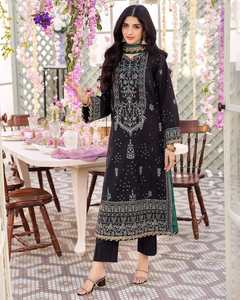 Robe traditionnelle afghane élégante en soie Salwar Kameez du fabricant personnalisée pour femmes et filles 586 pièces Vente traditionnelle ethnique - Product Image 3