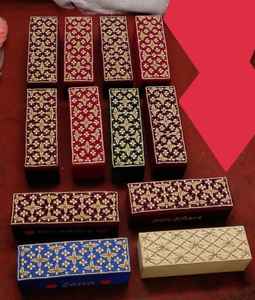 Personalized Red Velvet Bracelet Bangle <b>Box</b> Handcrafted Embroidered <b>Bridal</b> Jewelry Storage Wood Trousseau Packaging for Weddings - Product Image 6