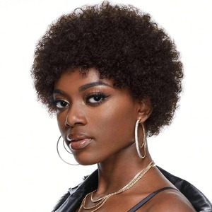 Perruque droite bouclée coupe pixie perruques de cheveux humains 13x4 dentelle transparente brésilienne 100% cheveux humains pour les femmes