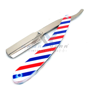 Rasoir droit élégant pour hommes, avec serrure pivotante, rasoir de barbier de précision, en acier inoxydable, rasage lisse et design élégant - Product Image 1