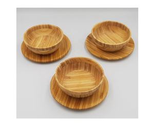 Ensemble de vaisselle en bambou extra large de l'usine, cuillère à logo gravée au design moderne pour les salades de fruits à la maison - Product Image 6