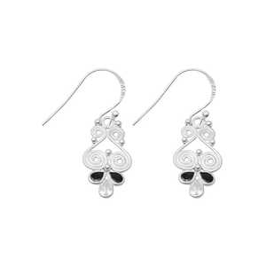 Wholesale Fashion Jewelry In Pure 925 Sterling Silver Dainty Hook Jewelry Handmade Bohemian Style Dangle <b>Earrings</b> For Girls - Product Image 1