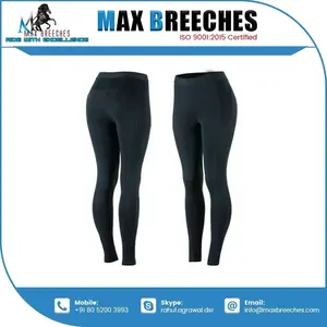 Culotte d'équitation personnalisée à taille haute pour hommes et femmes vente en gros Pantalon de course de chevaux Jodhpurs en silicone à fond intégral - Product Image 5