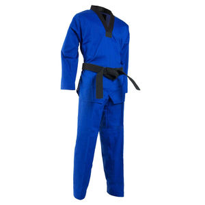 Haute fabrique des costumes uniformes de Taekwondo pour kimono de jiu jitsu unisexe ensemble d'uniformes de Taekwondo en coton/polyester - Product Image 4