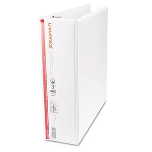 White 3-<b>Ring</b> Round View <b>Binder</b> Universal Economy 3-Inch Capacity 11-Inch X 8.5-Inch Size 3-Inch Diameter <b>Binder</b> - Product Image 2