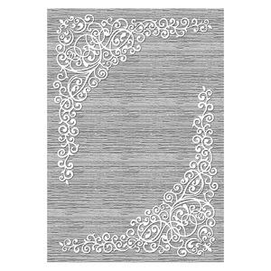 <b>RUGS</b> DEPOT LXDP-0757 Wholesale Grey <b>Silver</b> Contemporary Geometric Digital Printed Machine Washable Chenille Area <b>Rug</b> Non Slip - Product Image 1