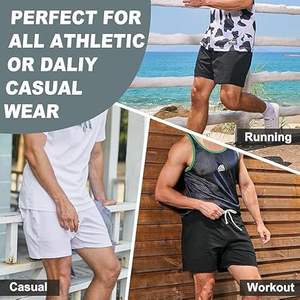 Short en coton léger pour hommes Design personnalisé Taille moyenne Tenue décontractée Motif solide Vente en gros - Product Image 2