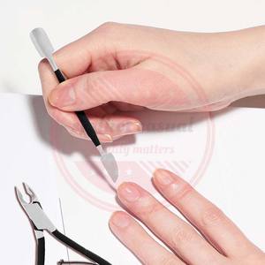 Pinzas para cutículas de uñas, pinzas para cutículas con mango de acero inoxidable para salón, pinzas para cutículas personalizadas - Product Image 3