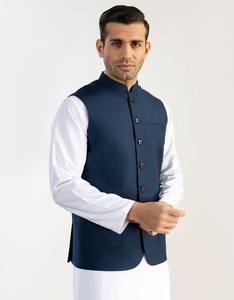 Hombres ligeros en blanco personalizados de alta calidad Shalwar Kameez Precio de fábrica Moda Color sólido Shalwar Kameez - Product Image 3
