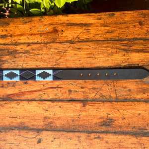 Marine bleu ciel jeunesse eau Buffalo cuir Polo ceinture fil cireux 100% boucle en laiton massif haute qualité longueur personnalisée décontracté - Product Image 6