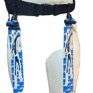 Flag football Belts Adjustable Hook and Loop Flag Football Belts Set With 2 Flags Per Belt for Safe Non-contact Gameplays - Product Image 1