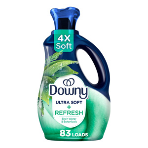 Downy Ultra Soft Fabric <b>Softener</b> Liquid, Refresh, Birch <b>Water</b> and Botanicals, 56 fl oz, 83 Loads - Product Image 2