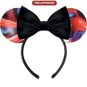 Diadema Personalizada Hecha a Medida con Orejas de Ratón y Diseño Recubierto de Caramelo - Product Image 1