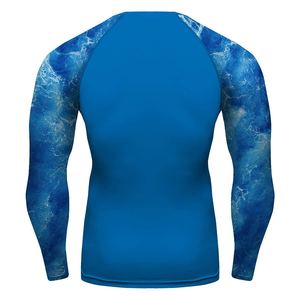Vêtements de course pour hommes résistants à la transpiration, dernière collection OEM personnalisée, vêtements de sport de compression de haute qualité, vente en gros - Product Image 2