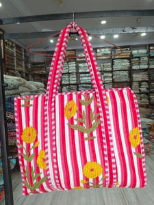 กระเป๋าผ้าแคนวาสคุณภาพสูง ขนาดใหญ่ แฟชั่น เป็นมิตรกับสิ่งแวดล้อม ใช้ซ้ำได้ สั่งทำได้ ผลิตจากโรงงานโดยตรง - Product Image 2