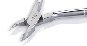 OMI-Pince à cuticules professionnelle en acier inoxydable finition chromée, kit d'outils de manucure et pédicure, design brillant, CL-203 - Product Image 3