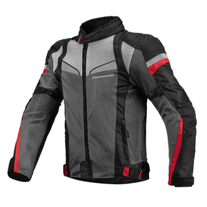 Chaqueta de moto para hombre y mujer, equipo de moto con protección acolchada, tela Cordura transpirable, visibilidad nocturna mejorada - Product Image 1