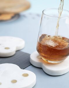 New Arrival Eco-Friendly Stone <b>Table</b> <b>Coasters</b> Natural Pebble <b>Coasters</b> for Drinks Decorative Stone <b>Coasters</b> for Coffee <b>Tables</b> - Product Image 2