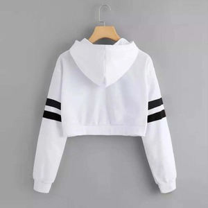 Sudadera Corta Personalizada de Algodón 100%, Estilo Crop Top, Talla Grande, Moda Femenina - Product Image 3