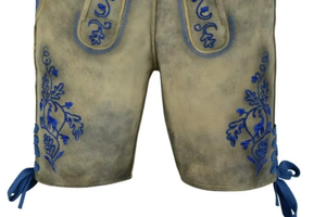 Nouveaux shorts bavarois en cuir Lederhosen pour l'Oktoberfest, vente en gros, traditionnels allemands - Product Image 4