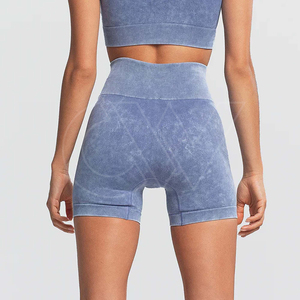 Algodón transpirable nueva llegada 2024 pantalones cortos de ropa informal para mujeres pantalones cortos de algodón lavado con ácido para mujeres - Product Image 2