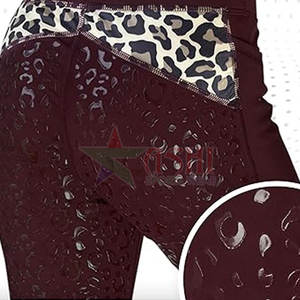 Women's Equestrian Horse Riding Leggings with <b>Knee</b> <b>Patch</b> Grip Waterproof Windproof Spandex/Polyester Material - Product Image 2