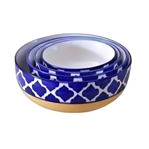 BhaaratCraft - Juego de 1 Tazón de Cerámica Pintado a Mano, Estilo Zen Asiático, Ecológico, para Decoración de Cocina o Uso Funcional en el Comedor - Product Image 2