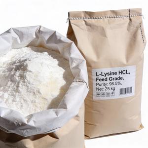 L-Lysine HCL de qualité alimentaire pour animaux, 98,5 %, poudre, emballage en vrac pour la fabrication d'aliments pour animaux - Product Image 2