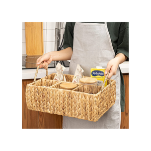 ตะกร้าใส่ของจากหญ้าทะเลตะกร้าใส่ของคุณภาพสูงเป็นมิตรกับสิ่งแวดล้อมตะกร้าเก็บของสำหรับตกแต่งบ้านตะกร้าหัตถกรรมผลิตจากเวียดนาม - Product Image 5