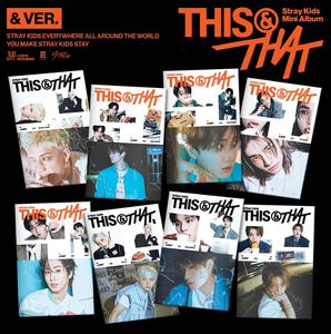Stray Kids THIS & THAT 10º Mini Álbum [HAN & Ver.]. 2 Mini CD, Photobook, Photocard, Foto de Identificación, Pegatina, Papel con Letras, Música K-Pop - Product Image 3