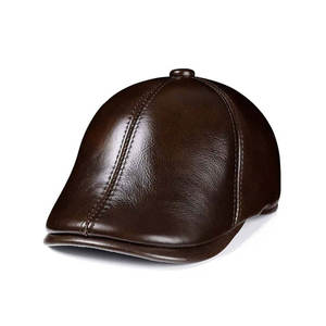 Sombreros de Cuero Clásicos de Ala Ancha, Estilo Occidental, Protección para Exteriores, Hechos a Mano, Estilo Vintage, Casuales - Product Image 1