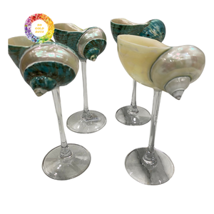 Tasse de coquille rustique tasse à Cocktail naturel pour événement restauration décoration de mariage exportation vente en gros - Product Image 1