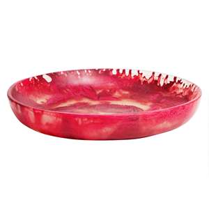 Plat de Medina, bol en résine fait à la main, design imitation marbre, écologique, pour les fêtes et les mariages, directement d'Inde, meilleur prix - Product Image 1