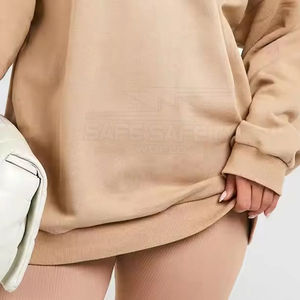 Ropa de Talla Grande Premium para Mujer, Sudaderas Casuales, Sudaderas Transpirables con Logotipo Personalizado, Sudaderas con Cuello Redondo, Ropa Urbana Lisa - Product Image 6