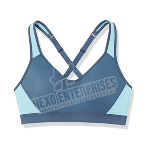 Nouvel arrivage de soutien-gorge de sport sans manches pour femmes, look classique, sortie d'usine, soutien-gorge de sport pour entraînement, fitness et travail pour femmes - Product Image 1