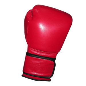 Guantes de boxeo de cuero profesionales personalizados al por mayor de 8oz y 12oz, guantes de competición duraderos para adultos, precio - Product Image 2