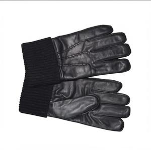 Gants tactiques en cuir de vache doux, coupe-vent, travail chaud, écran tactile, gants d'hiver à froid - Product Image 3